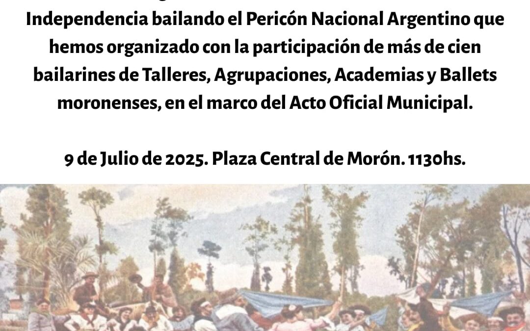 MORÓN CELEBRA LA INDEPENDENCIA CON UNA GRAN FIESTA Y A PURO PERICÓN EN LA PLAZA CENTRAL