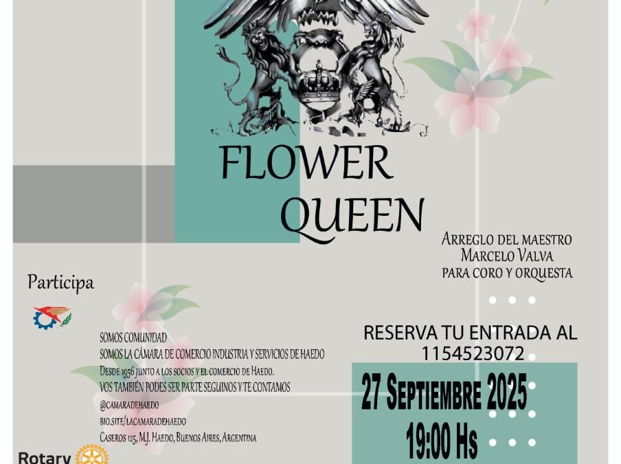 HAEDO: ENCUENTRO CORAL “FLOWER QUEEN” A BENEFICIO DE PROYECTOS COMUNITARIOS