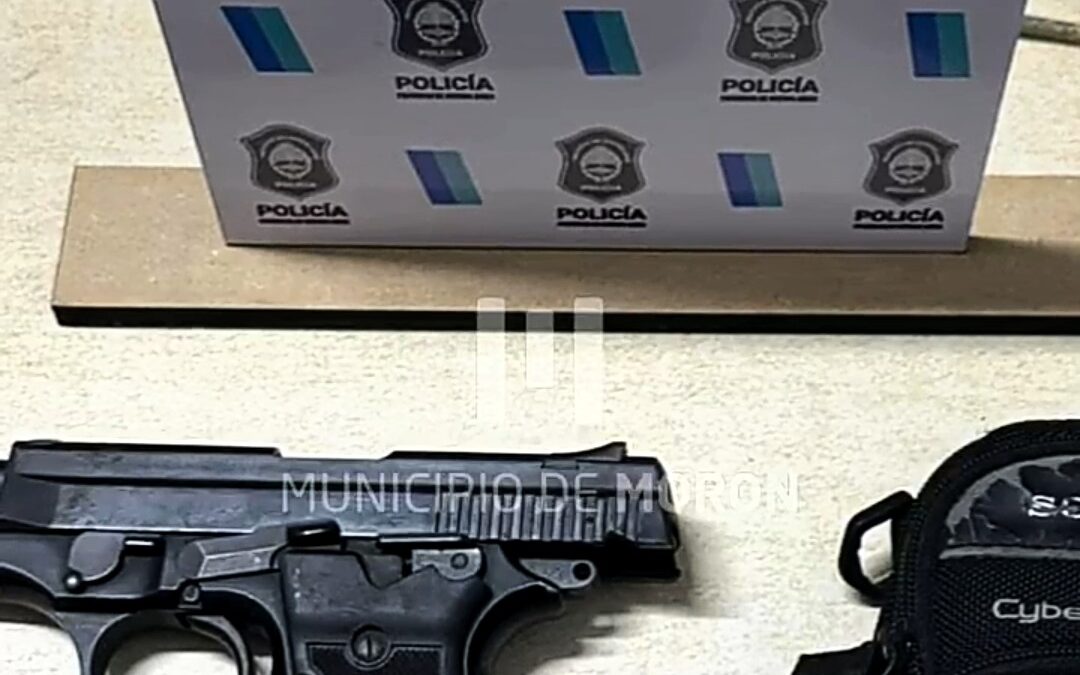 MORÓN: SEGURIDAD: FRUSTRAN ROBO Y USURPACIÓN: CINCO DETENIDOS Y ARMAS SECUESTRADAS