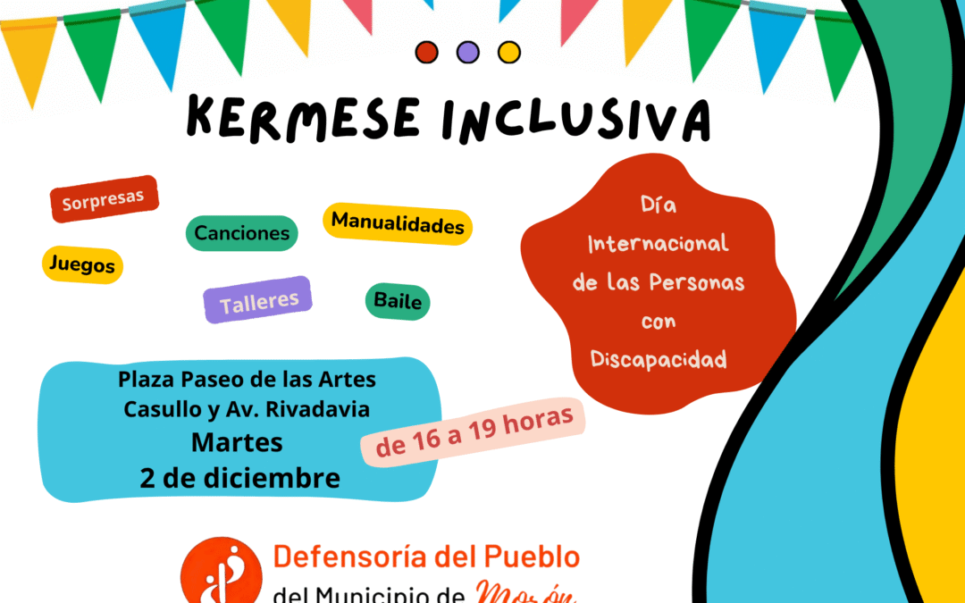 MORÓN: KERMESE INCLUSIVA POR EL DÍA INTERNACIONAL DE LAS PERSONAS CON DISCAPACIDAD