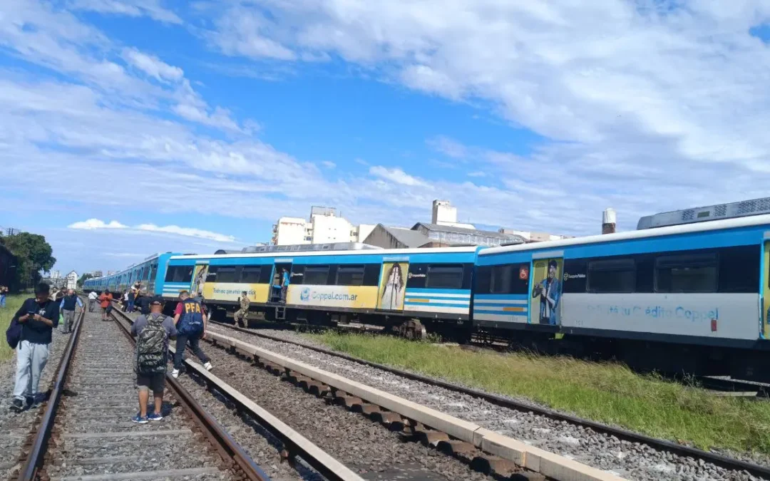 CONTINÚAN LAS TAREAS EN TRENES ARGENTINOS LUEGO DEL DESCALCE EN LINIERS