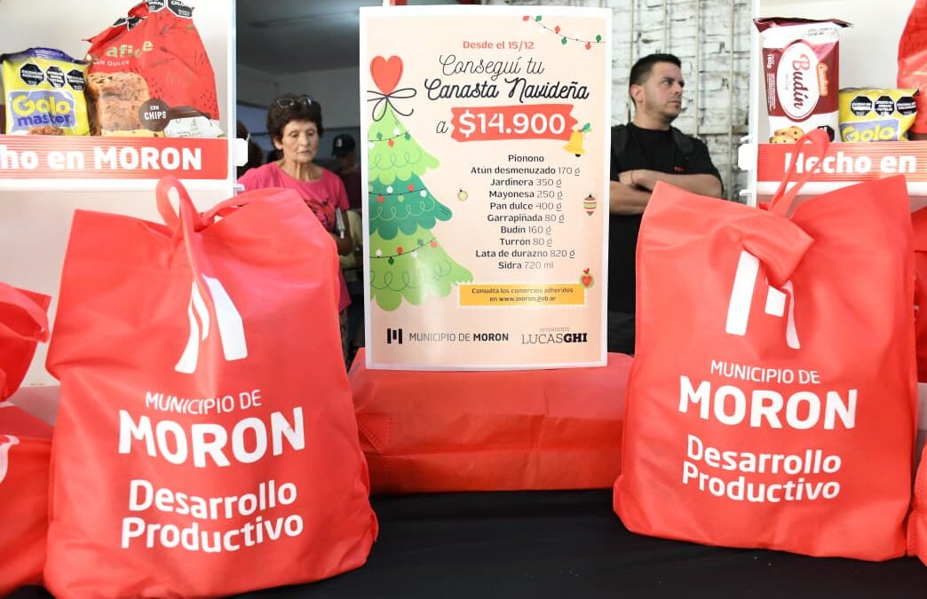 MORÓN: IMPULSAN CANASTA NAVIDEÑA ACCESIBLE PARA ACOMPAÑAR A LAS FAMILIAS