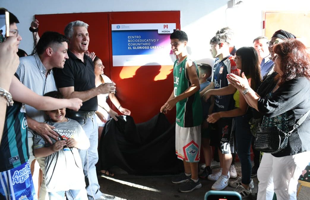 MORÓN INAUGURÓ UN NUEVO CENTRO SOCIOEDUCATIVO Y COMUNITARIO PARA ACOMPAÑAR TRAYECTORIAS EDUCATIVAS