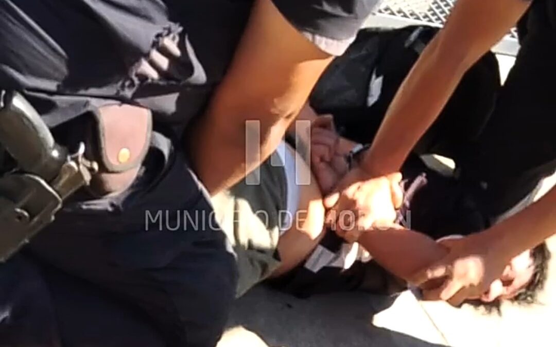 CASTELAR: SEGURIDAD: REDUJERON A UN HOMBRE VIOLENTO EN UN OPERATIVO CONJUNTO ENTRE GUARDIA URBANA Y FUERZAS DE SEGURIDAD